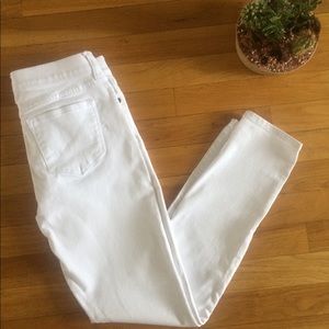 J. Crew white skinny jean